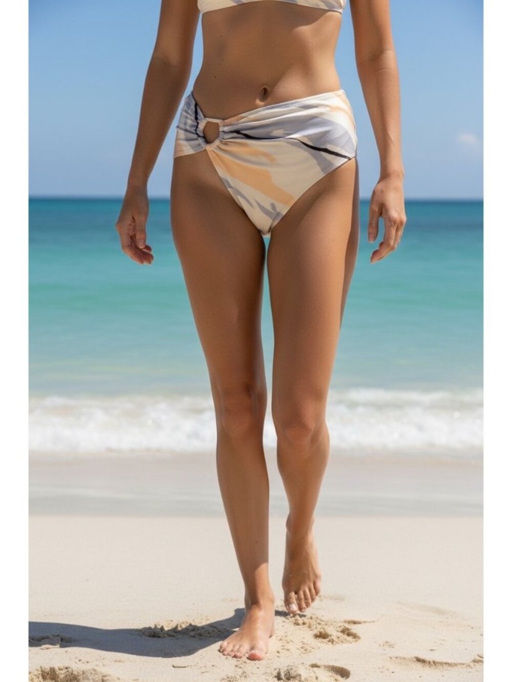 Revel Rey Swim Resort Celestial Logan Bikini Bottom XS NWT